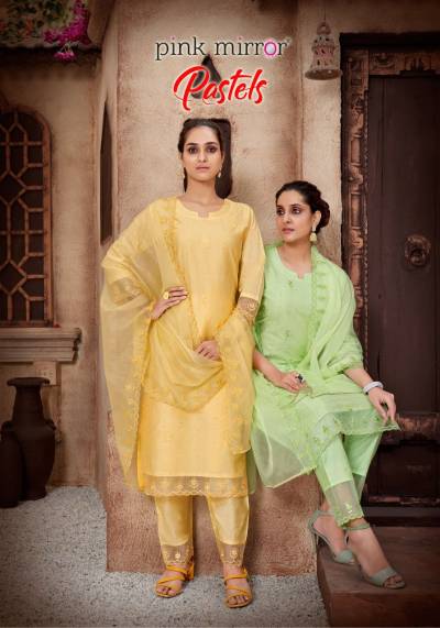 Pastels By Pink Mirror Designer Readymade Salwar Kameez Collection